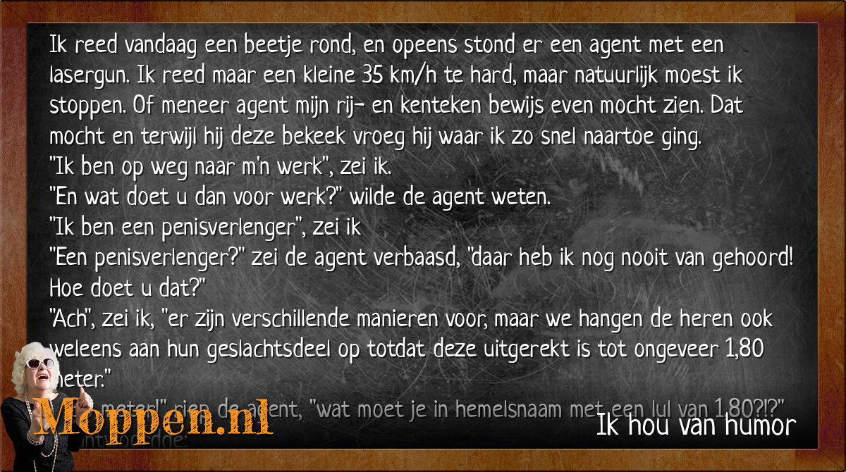 Moppen.nl - Mop: Lange lul